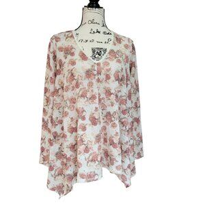 Mason + Mackenzie Floral A-line fit V-neck Top - Size XS